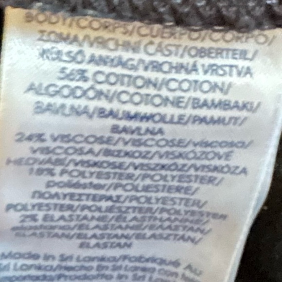 Chaps Soft Black Texture Pattern Jeans Size 16 - Picture 9 of 14